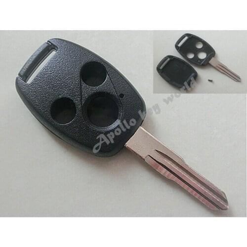 3 BUTTONS REMOTE KEY SHELL CASE FOR HONDA ACCORD OLD ODYSSEY WITH 2.3 KEY BLADE( NO CHIP GROOVES ) 5PCS/LOT+ FREE SHIPPING