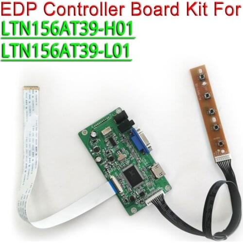 For LTN156AT39-H01 LTN156AT39-L01 EDP 30Pins WLED 1366*768 VGA monitor controller drive board laptop LCD screen 15.6" Kit