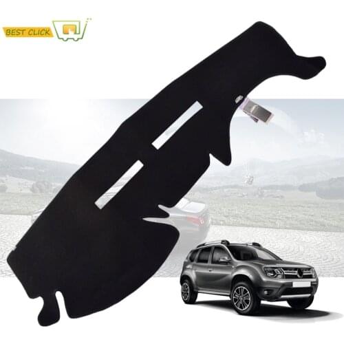 Car Dashboard Cover Dashmat For Dacia Renault Duster 2014 2015 2016 2017 Automobile Dash Mat Sun Shade Pad Carpet Dashmat Cover