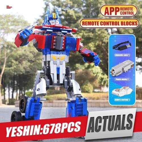 Mould King 15036 APP Remote Control Electric Mechanical Robot Building Blocks high-tech Bricks Toys for Children Boys Gifts