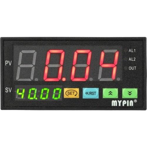 Mypin Digital Sensor Meter Multi-Functional Intelligent Led Display 0-75Mv/4-20Ma/0-10V 2 Relay Alarm Output Da8-Rrb