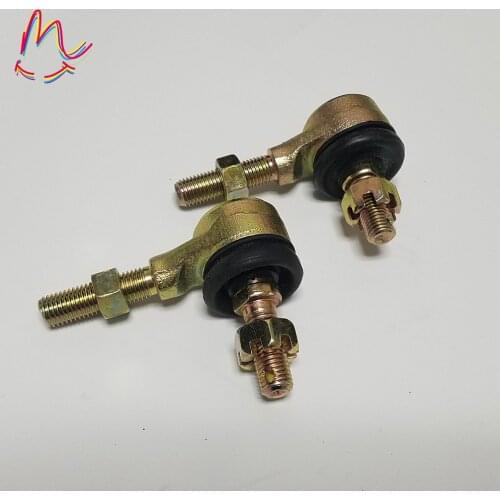 New 10mm M10 x 1.25 Joint Ball Head U-joint Tie Rod End Counter Clockwise thread For 50cc - 110cc ATV Quad UTV Accessories Parts