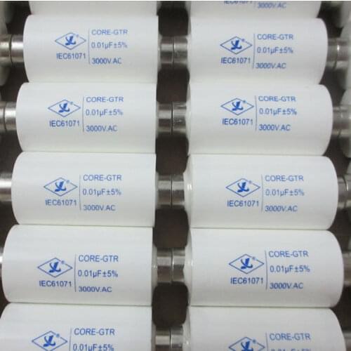 New High frequency high voltage resonant capacitor 0.01UF 3000VAC 60A