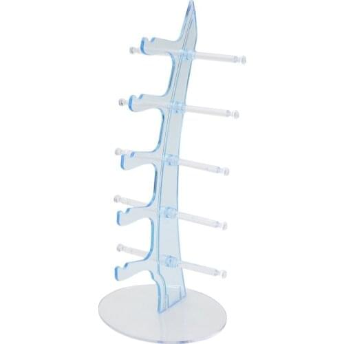 5 Layers Transparent Sunglasses Show Rack Holders Eyeglasses Display Stand Storage Holder Glasses Shelf Home Organizer