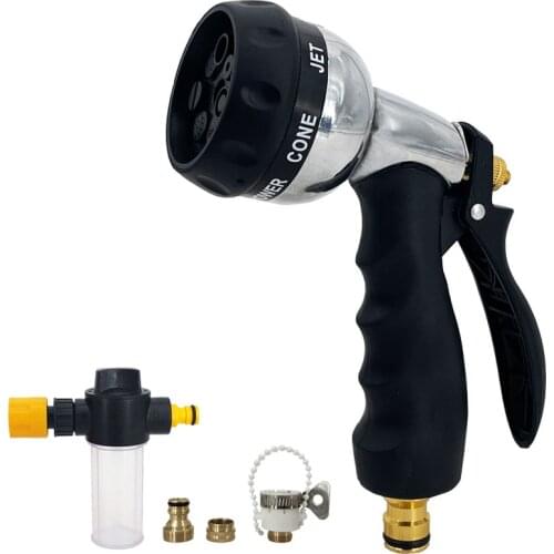 Garden Water Gun High-pressure Water Hose Nozzle Foam Car Wash Cleaning Tools Plantenspuit Watering Water Spray Gun Dropshipping