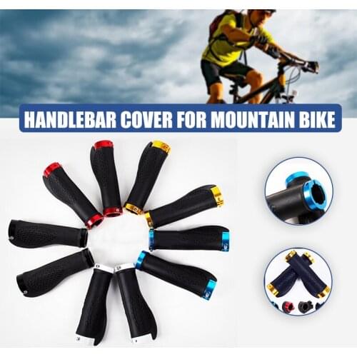 Silicone Bicycle Handlebar Cover Antislip Shock Absorption Ligthweight Ergonomic Soft Universal Grip for Mountain Bike jlrr