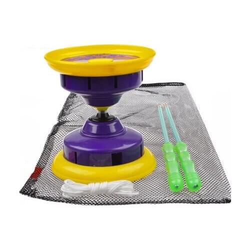 Sport Toy 3-bearing Diabolo With Handsticks String Juggling Classic Toys High Precision Chinese Yoyo Game Sport Special 2021