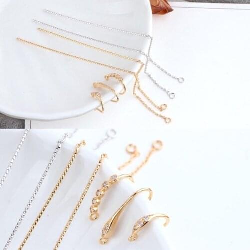 2pcs Copper Plated Hooks Earrings Ear Hook Hypoallergenic Earrings For Women Diy Jewelry Findings Components Accessories