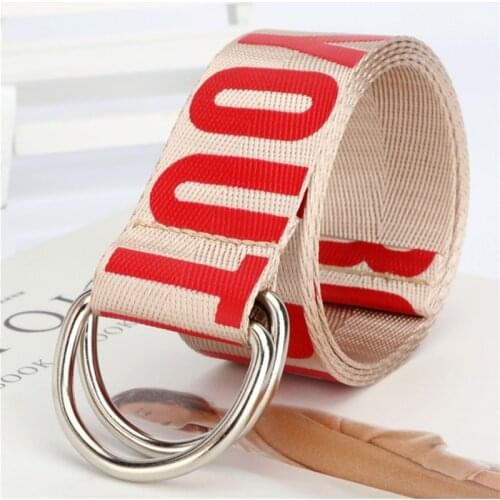 2020 Canvas Belts for Women Fashion European and American Style High Quality Unisex Big Size Belts