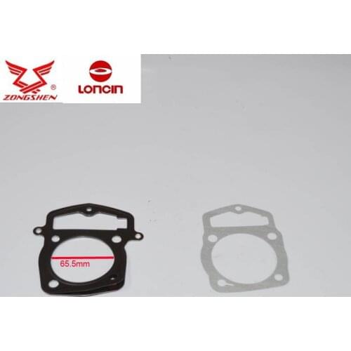 65.5mm 70mm 69mm CB250 loncin 250cc water cooled engine dirt bike atv quad head gasket cylinder gakset free shipping