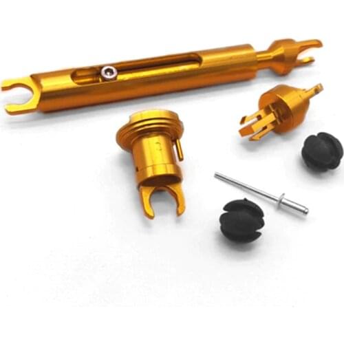 Car Accessories Alloy Release Tie Rod Front Grille Cover Hood Lock Latch Connecting Rod for Ford Focus 2 Mk2 for C-Ma Dropship