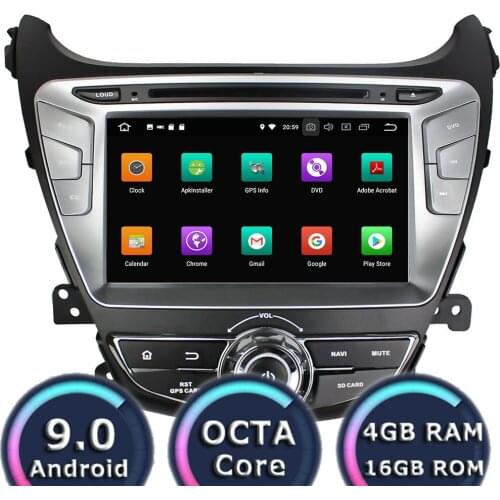 Roadlover Android 9.0 Car DVD Multimedia Player For Hyundai Elantra 2014 Stereo GPS Navigation Automagnitol 2Din Video Octa Core
