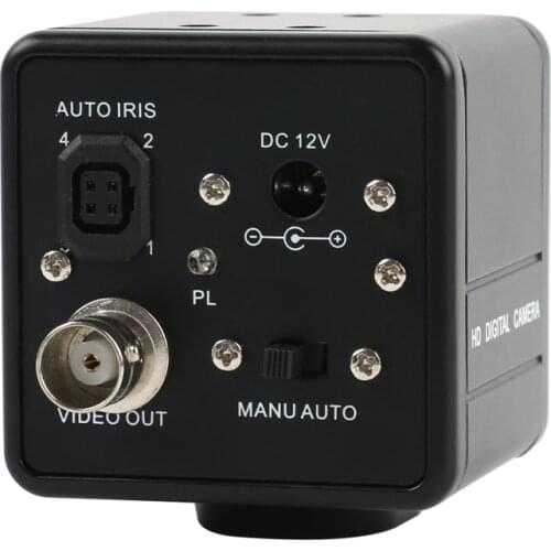 800TVL 1/3 Digital Industry Video Microscope Camera CS C-Mount Lens Support BNC Color Video Output SMD BGA PCB Soldering