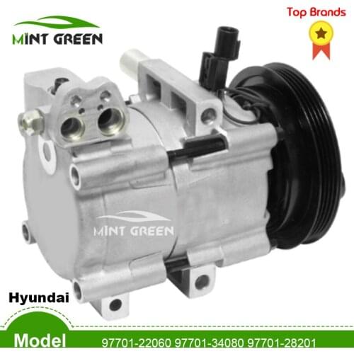 For AC A/C compressor for hyundai accent AVANTE COUPE SONATA 97701-22060 97701-34080 97701-28201 97701-22061 97701-22000