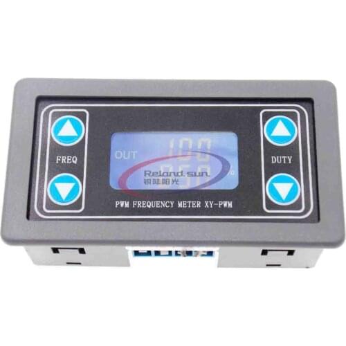 LCD Digital display PWM Pulse Frequency Duty Ratio 1HZ~150KHZ Cycle Adjustable Square Wave Rectangular Wave Signal Generator