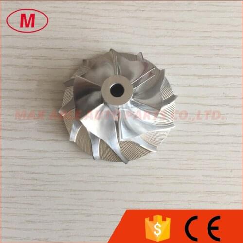 GT15-25 702489-0009/6/2 34.62/49.00mm 6+6 blades turbo billet/milling/aluminum 2618 compressor wheel for 717858/717858/724930