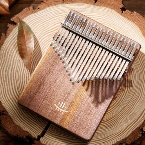 Hluru KC21 factory supply kalimba rosewood square bottom hole 21 key thumb piano musical instrument