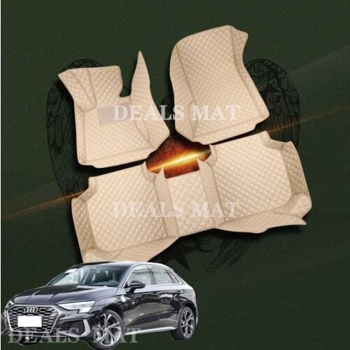 Car floor mats for audi a4 b8 a5 sportback a3 8p q2 q3 a7 a3 b6 q7 4l q5 100 c4 q7 a6 c6 c7 tt rs 3 4 5 6 7 q8 a8 a1 s7 s8 tts s