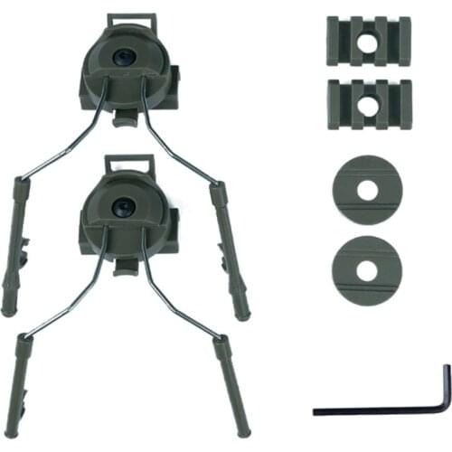 Helmet Accessories Type Headset Holder Fast Helmet Rail Adapter Set BK/DE/FG Helmet Rail Suspension Bracket