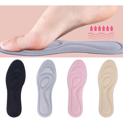 Men Popcorn Boost Elastic Insole Cushioning Breathable Cushion Running Insoles Women Memory Foam Sneaker Sports Insoles Mat Pad