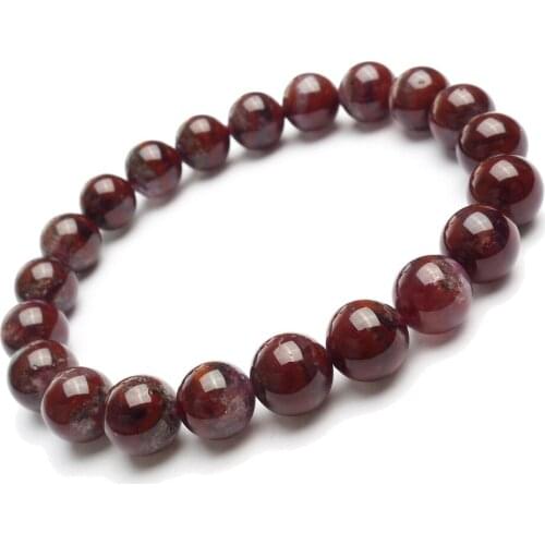 Natural Red Purple Auralite 23 Bracelet Jewelry For Women Men Gift Crystal Round Beads Canada Stone Stretch AAAAA 9mm 10mm 12mm
