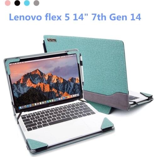 2021 Lastest Laptop Case Cover for Lenovo flex 5 14" 7th Gen 14 Notebook Sleeve Stand Protective Skin Bag