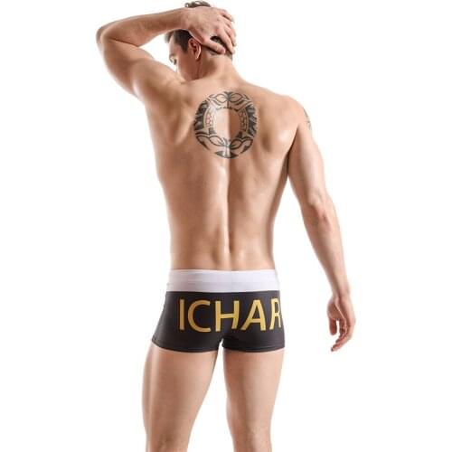 New Brand Mens Swimwear Swimsuit Letters Bodysuits Bathing Trunks Boxer Shorts Sexy Swimming Trunks Mayo Sungas De Praia Homens