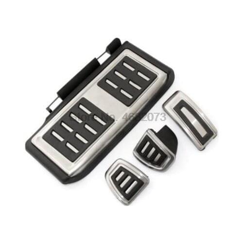 By DHL or Fedex 50sets Auto Car Pedals Foot Fuel Brake Clutch Cover for Volkswagen forV W Passat B8 Golf 7 Tiguan