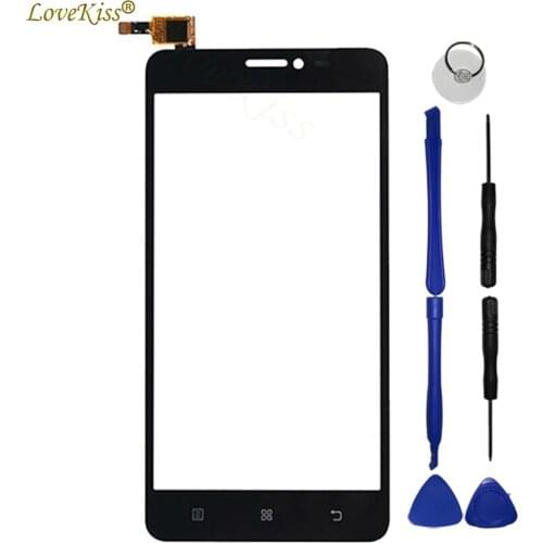 S850 Front Panel For Lenovo S850 S 850 S850T Touch Screen Sensor LCD Display Digitizer Outer Glass Cover Touchscreen Replacement