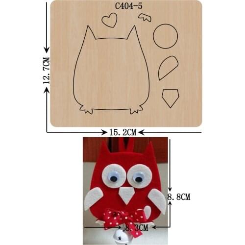 New Owl Wooden die Scrapbooking C404-5 Cutting Dies