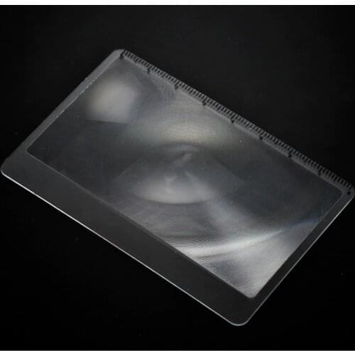 Portable Pocket Solar Igniter Fire Starter Ruler Outdoor Camping Travel Multi-tool Rectangular Magnifier Magnifying Sheet Card