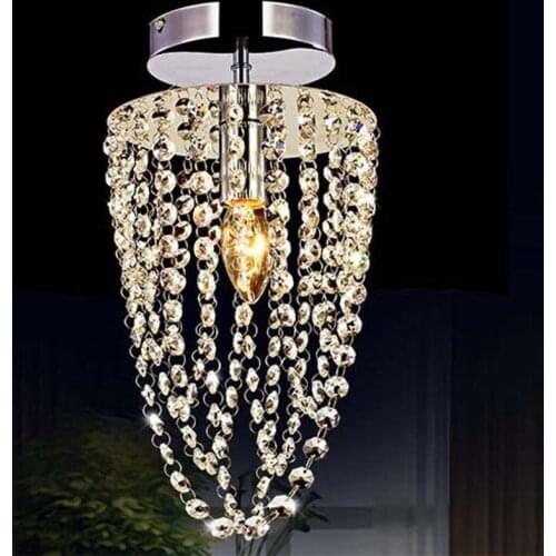 Modern Crystal LED Ceiling light Fixture For Indoor Lamp lamparas de techo Surface Mounting Ceiling Lamp For Bedroom Dining Room