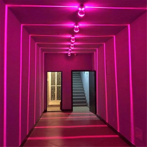 Waterproof LED Window Sill Light RGB Remote Corridor Wall Light 360 Degree Door Frame Line Wall Lamps for Hotel Aisle Bar Decor