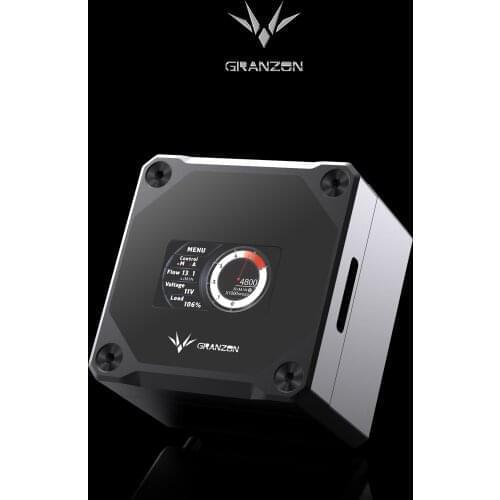 Granzon GFM PWM DDC Water Pump , For Computer Water Cooling, Digital Display Wireless Speed Control , Flow 700L/H Lift 6 Meter