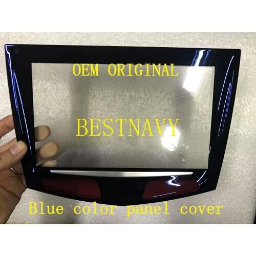 Royal blue appearance CUE touch screen High quality for Cadillac ATS CTS SRX XTS CUE car DVD Cadillac touch display digitizer