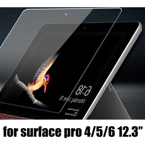 Tablet Tempered Glass screen protector for Microsoft Surface pro 4 5 6 12.3 inch Protective Film Scratch proof Glass Guard