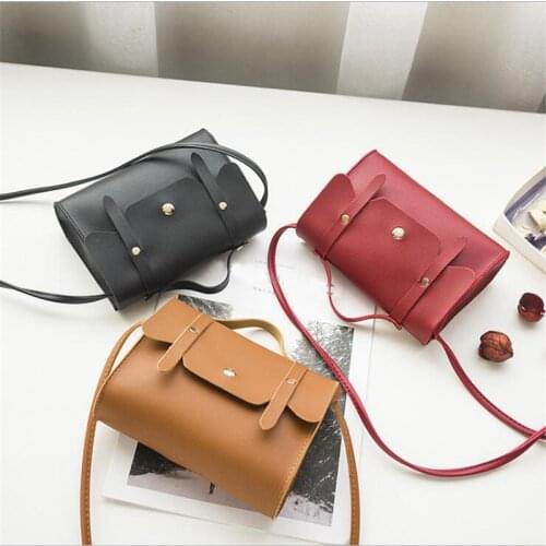 Womens Bag Small Handbag Soft Sweet Candy Macarons Color Leather Clamshell Shoulder Handbag Ladies Clutch Bolsa Feminina Bolso