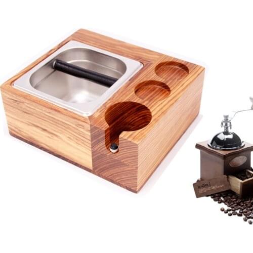 51/58MM Manual Wood Coffee Tamper Holder Mat Barista Coffee Espresso Tampering Latte Art Pen Tamper Holder Home Coffee Accessory