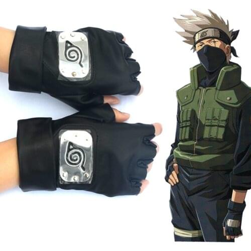 Anime Hatake Kakashi Gloves Cosplay Costumes Accessories Kakashi Mittens Anime Dress apparel Around Props
