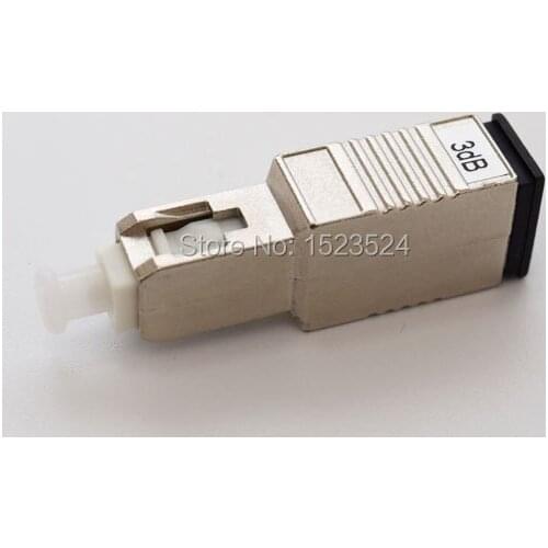 Free Shipping 5pcs/lot 3dB SC Female to Male Fiber Optic Attenuator LC Female Male Fiber Optic Attenuator
