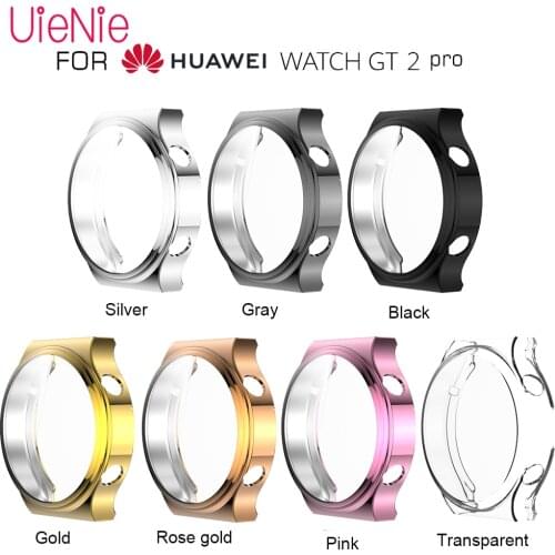 TPU All-inclusive Electric Crossing Case Cover For Huawei watch GT2 Pro Watch Shell Full Cover Plating Protection Cover Cases