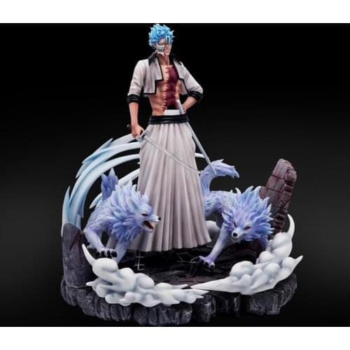 BLEACH GK Statue TD-Studio Grimmjow Jaguar Jack 1/6 40CM Resin Action Figure Collection Model Toys F48