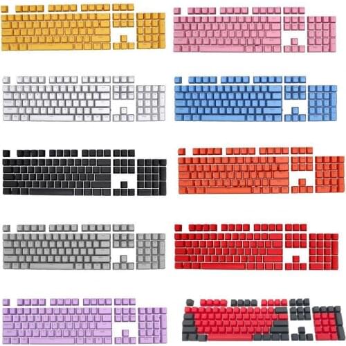 104Pcs Key Caps Backlight Keyboard Accessory ABS Universal OEM Keycaps Replacement