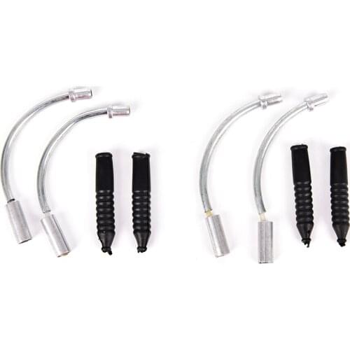 Hot V Brake Noodles Cable Guide Bend Tube Pipe Plastic Sleeves Boots Protector Hose 1 Sets MTB Mountain Bike Bicycle