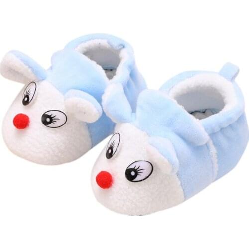 Fashion Baby Girls Boys Shoes Cute Cartoon Non-slip Cotton Toddler Newborn Floor Socks Animal pattern First Walker Shoes