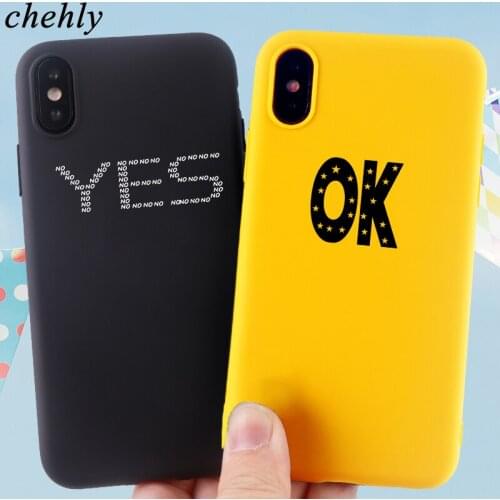Trendy Phone Case for IPhone 6s 7 8 11 Plus Pro X XS Max XR Funny Letter Cases Soft Silicone Fitted TPU Back Accessories Covers