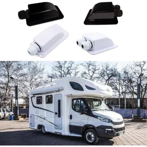 A70F Outdoor Generators Supplies Plastic Roof Cable Entry Gland Double/Single Hole Junction Box for Motorhome