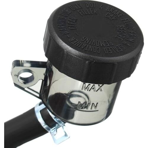 Universal Motorcycle Rear Brake Master Cylinder Clutch Petrol Oil Fuel Tank Motorbike Accessories For Kawasaki Honda