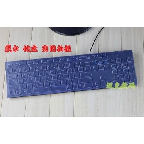 Waterproof dustproof Clear Transparent Silicone Keyboard Covers protector For Dell KB216 KB216p KB216-B