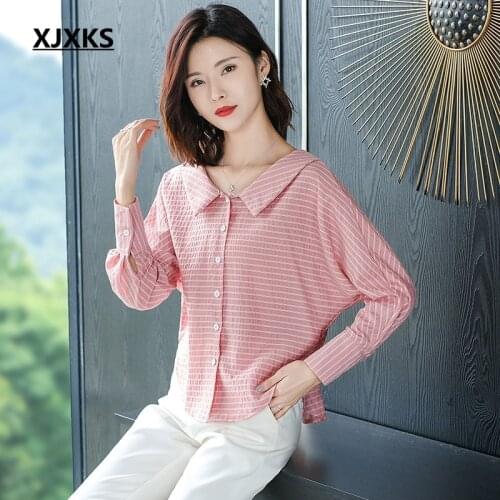 XJXKS Pink Blouses